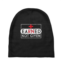 Registered Nurse T Shirt Rna Earned Not Given Nurse Gift Baby Beanies | Artistshot