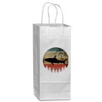 Shark T  Shirt V I N T A G E S H A R K T  Shirt Wine Paper Bag - 5 1/2 X 3 1/4 X 13 | Artistshot