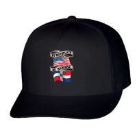 Birthplace Sangre Dominican American Republica Dominicana Sweatshirt Trucker Cap | Artistshot