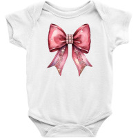 Pretty Pink Bow Baby Bodysuit | Artistshot