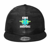 Ems Gift T  Shirt E M S E M T Paramedic Cinco De Mayo Emergency Margar Camo Snapback | Artistshot