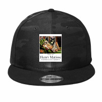 Henri Odalisque Exhibit Advertising Camo Snapback | Artistshot