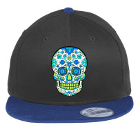 Women Men Burning Skull For Mens Womens Flat Bill Snapback Cap | Artistshot