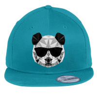 Design Costume Arts Panda Polygonal Essential Vintage T Shirt Flat Bill Snapback Cap | Artistshot