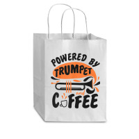 Trumpet Player Coffee Powered By Trumpet And Coffee Cub Paper Bag - 8 X 4 1/2 X 10 1/4 | Artistshot