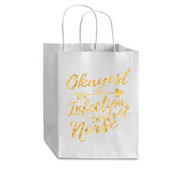 Okayest Infection Control Nurse Birthday Gifts For Women Cub Paper Bag - 8 X 4 1/2 X 10 1/4 | Artistshot