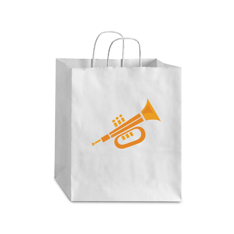 Vector Trumpet Illustration Debie Paper Bag - 10 X 5 X 13 | Artistshot