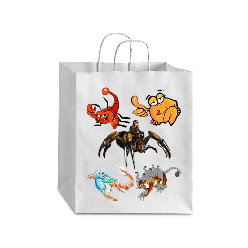 Crustaceancore Ocean Lovers Sea Life Animal Lovers 4 Debie Paper Bag - 10 X 5 X 13 | Artistshot