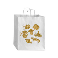 Golden Crustaceancore Debie Paper Bag - 10 X 5 X 13 | Artistshot