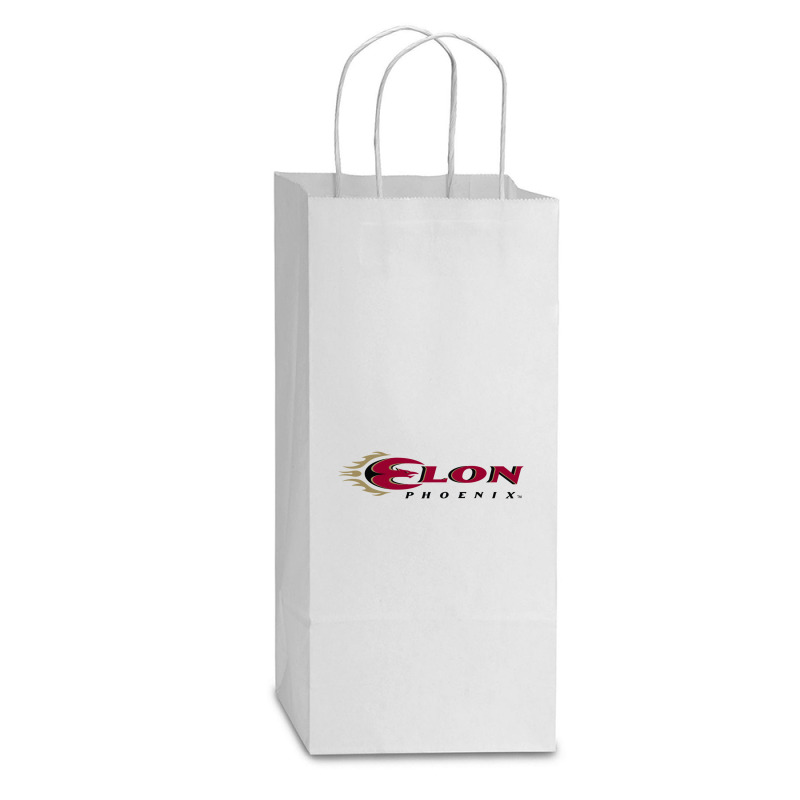 Elon Phoenix Double Wine Paper Bag - 6 1/2 X 3 1/2 X 12 3/8 | Artistshot