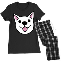 White Lick Cute Dog Women's Pajamas Set | Artistshot