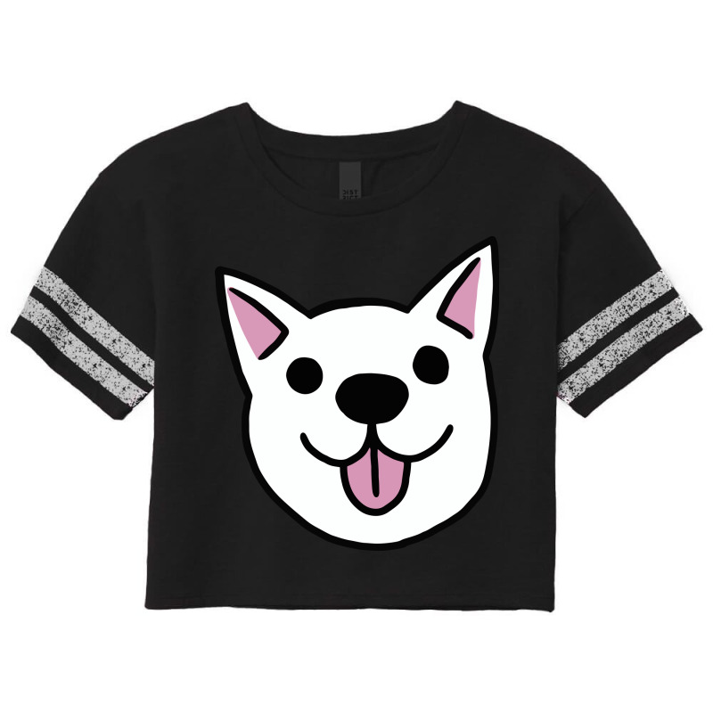 White Lick Cute Dog Scorecard Crop Tee by Morspective | Artistshot