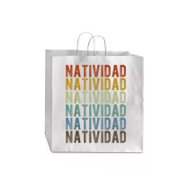 Natividad City Philippines Retro Jumbo Paper Bag - 18 X 7 X 18 3/4 | Artistshot