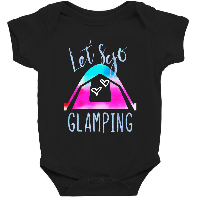 Let's Go Glamping Baby Bodysuit by hoainv | Artistshot