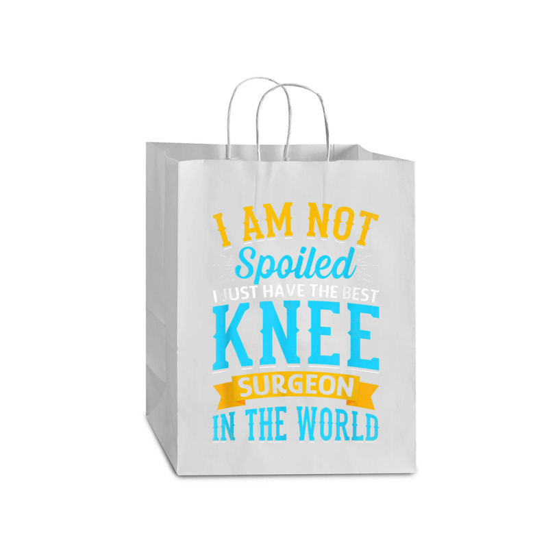 Knee Surgery Warrior   Knee Joint Replacement Surgeries Mart Paper Bag -13 X 7 X 17 | Artistshot