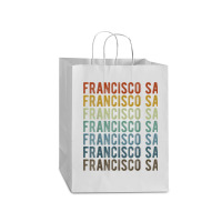 Francisco Sa City Brazil Retro Mart Paper Bag -13 X 7 X 17 | Artistshot