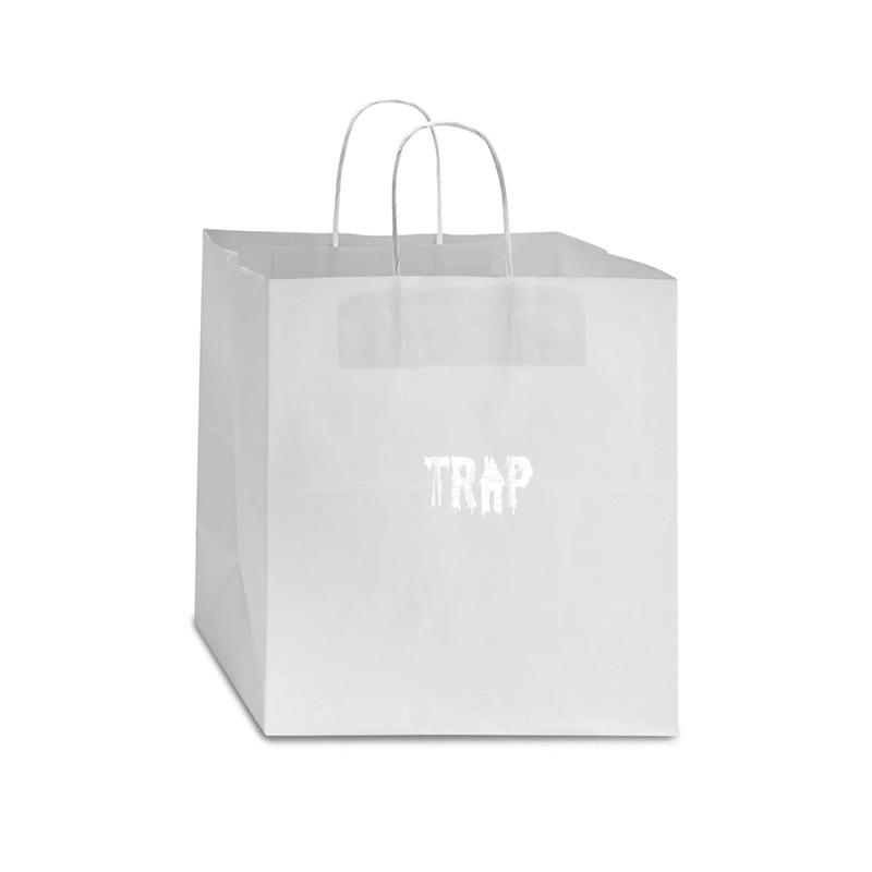 Trap House Edm Rave Techno Electronic Dance Music Apparel Star Paper Bag - 13 X 7 X 13 | Artistshot