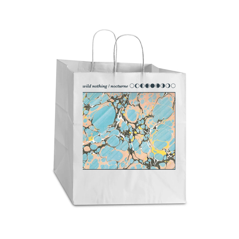 Wild Nothing Nocturne Album Take Out Paper Bag - 14 X 10 X 15 1/2 | Artistshot