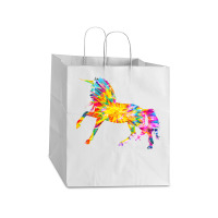 Tie Dye T  Shirt T I E D Y E U N I C O R N T  Shirt Take Out Paper Bag - 14 X 10 X 15 1/2 | Artistshot