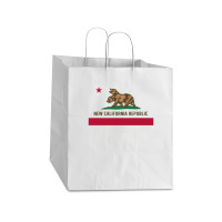 California Take Out Paper Bag - 14 X 10 X 15 1/2 | Artistshot