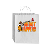 Shoot Happens Clay Pigeon Trap Shooting Sports Clay Shooting T Shirt Traveler Paper Bag -13 X 6 X 15 3/4 | Artistshot