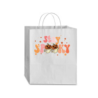 Stay Spooky T  Shirt Funny Halloween Costume Cute Ghost Pumpkin Stay S Traveler Paper Bag -13 X 6 X 15 3/4 | Artistshot