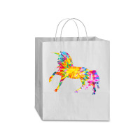 Tie Dye T  Shirt T I E D Y E U N I C O R N T  Shirt Traveler Paper Bag -13 X 6 X 15 3/4 | Artistshot