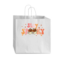 Stay Spooky T  Shirt Funny Halloween Costume Cute Ghost Pumpkin Stay S Vogue Paper Bag - 16 X 6 X 12 | Artistshot