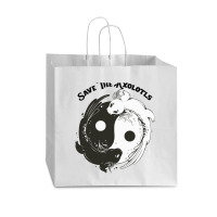 Save The Axolotls  (2) Vogue Paper Bag - 16 X 6 X 12 | Artistshot