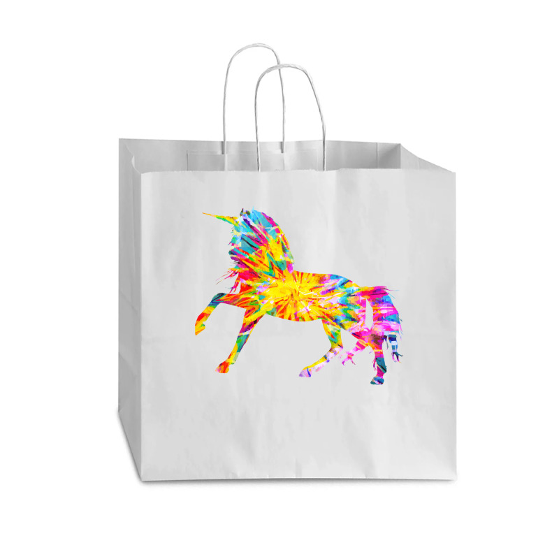 Tie Dye T  Shirt T I E D Y E U N I C O R N T  Shirt Vogue Paper Bag - 16 X 6 X 12 | Artistshot