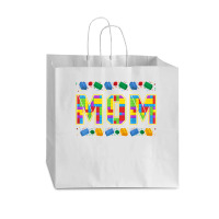 Mom Brick Builder Funny Blocks Master Builder Vogue Paper Bag - 16 X 6 X 12 | Artistshot