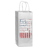 Engineering Degreed Engineer Wine Paper Bag - 5 1/2 X 3 1/4 X 13 | Artistshot