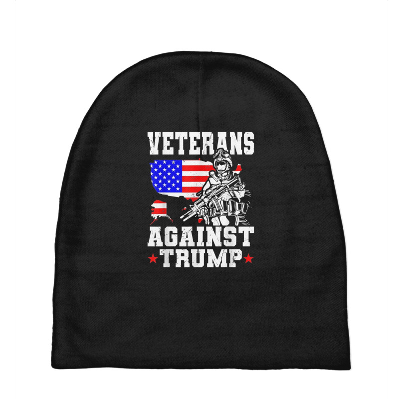 Veterans Against Trump Baby Beanies | Artistshot