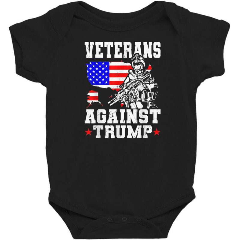 Veterans Against Trump Baby Bodysuit | Artistshot