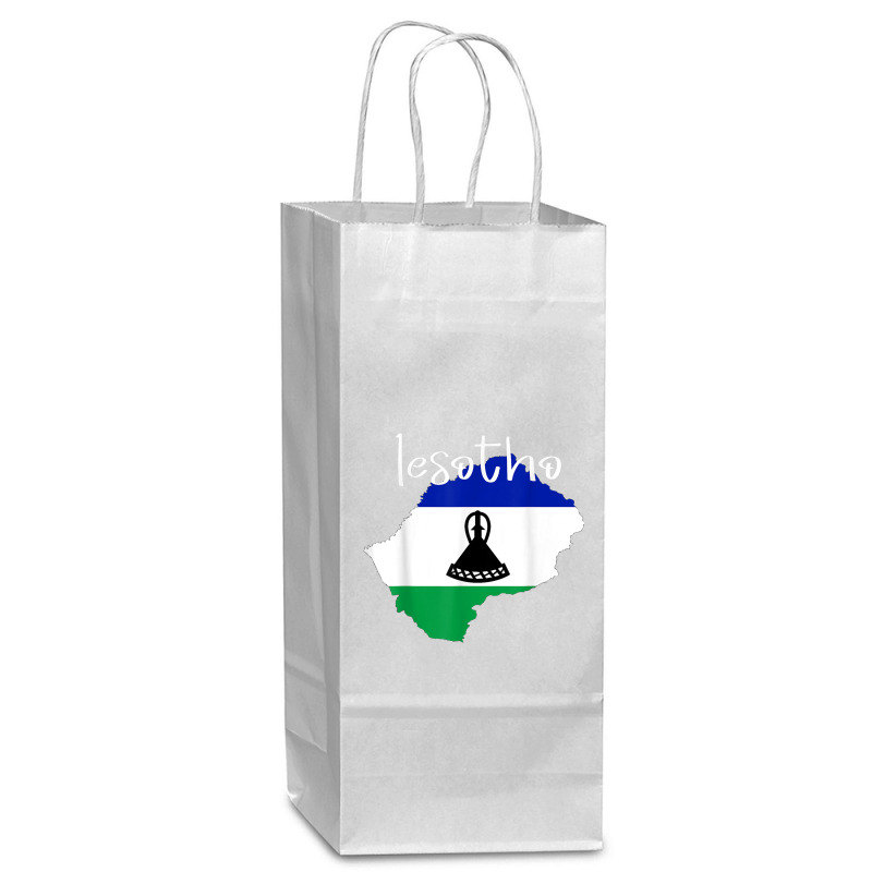 Lesotho Tshirt Wine Paper Bag - 5 1/2 X 3 1/4 X 13 | Artistshot