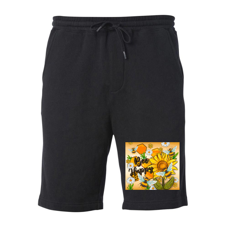 Bee Happy Fleece Short | Artistshot