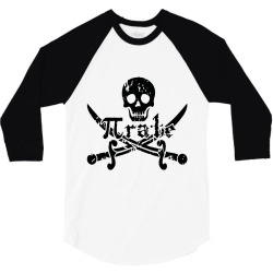 pi rate pirate 3/4 Sleeve Shirt | Artistshot