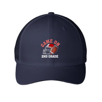 Game On 2nd Grade Football Back To School Student Kids Boys Mesh Cap | Artistshot