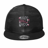 Wife Mom Boss Bling Rhinestone Funny Birthday Party Gift T Shirt Camo Snapback | Artistshot