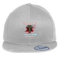 U.s Army Combat Medic Proud Veteran Medical Military Retired 138 Flat Bill Snapback Cap | Artistshot