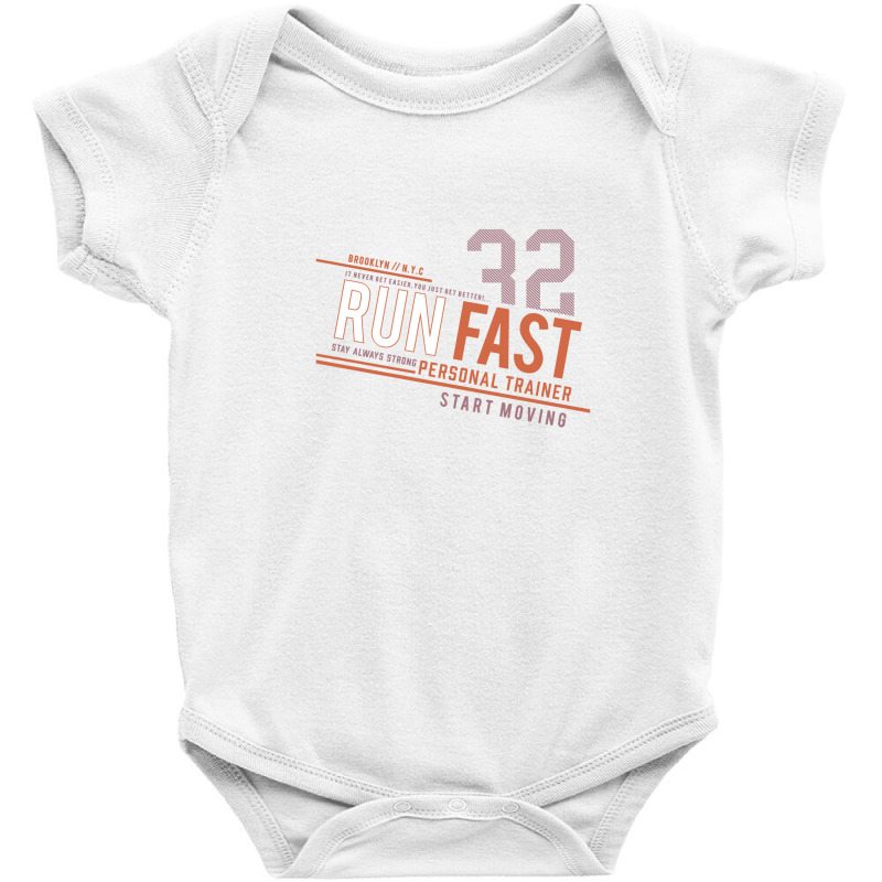 Run Baby Bodysuit by Disgus_Thing | Artistshot