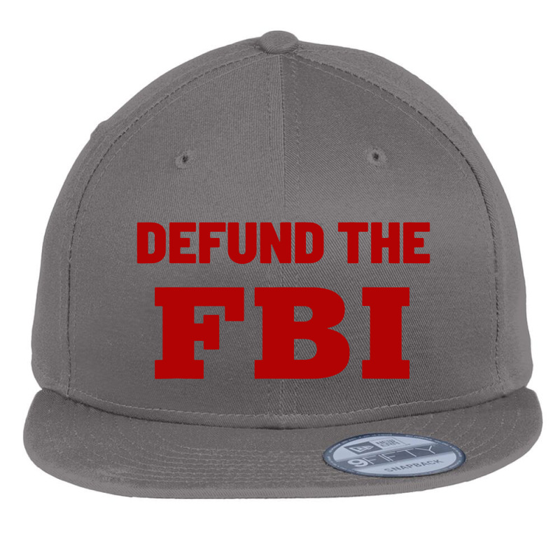 Defund The Fbi Flat Bill Snapback Cap by IPTU | Artistshot