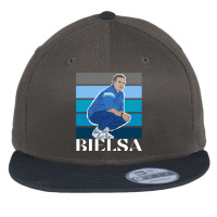 Vintage  Bielsa Leeds Day Gift Flat Bill Snapback Cap | Artistshot