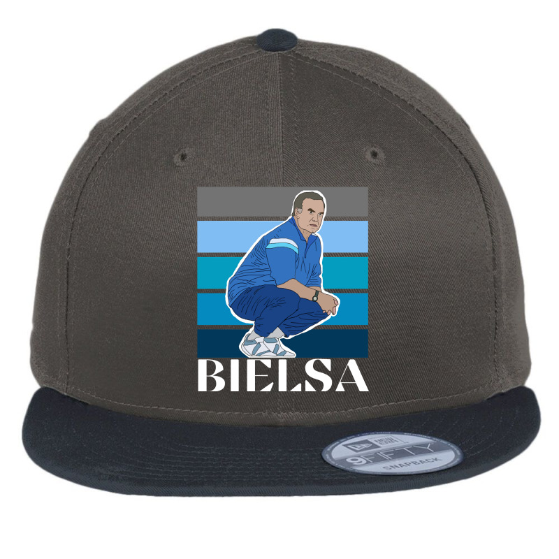 Vintage  Bielsa Leeds Day Gift Flat Bill Snapback Cap by ArtistKaylin | Artistshot