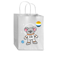 Koala Astronaut Aroace Pride Cub Paper Bag - 8 X 4 1/2 X 10 1/4 | Artistshot