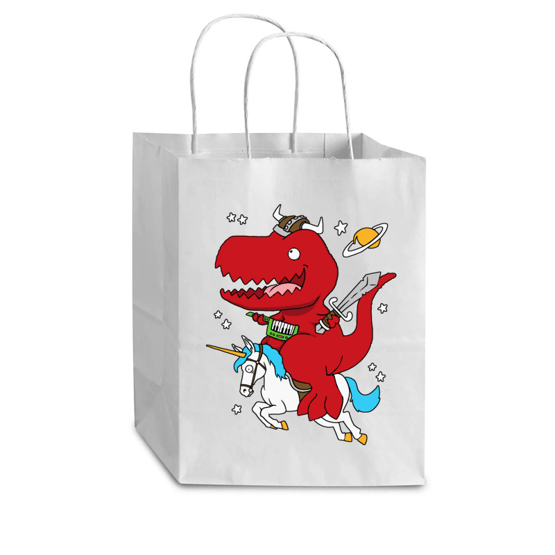 Dino Fantasy Cub Paper Bag - 8 X 4 1/2 X 10 1/4 | Artistshot