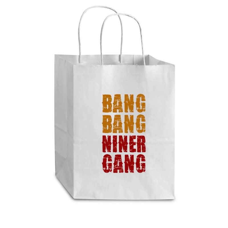 Bang Bang Niner Gang Football Cub Paper Bag - 8 X 4 1/2 X 10 1/4 | Artistshot