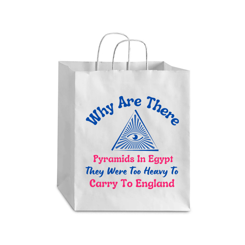 Why Are There Pyramids In Egypt Debie Paper Bag - 10 X 5 X 13 | Artistshot