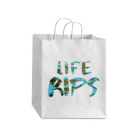 Life Rips Chris D_elia Congratulations Podcast Blue Colorway Debie Paper Bag - 10 X 5 X 13 | Artistshot