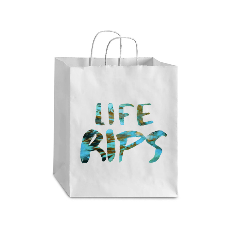 Life Rips Chris D_elia Congratulations Podcast Blue Colorway Debie Paper Bag - 10 X 5 X 13 | Artistshot